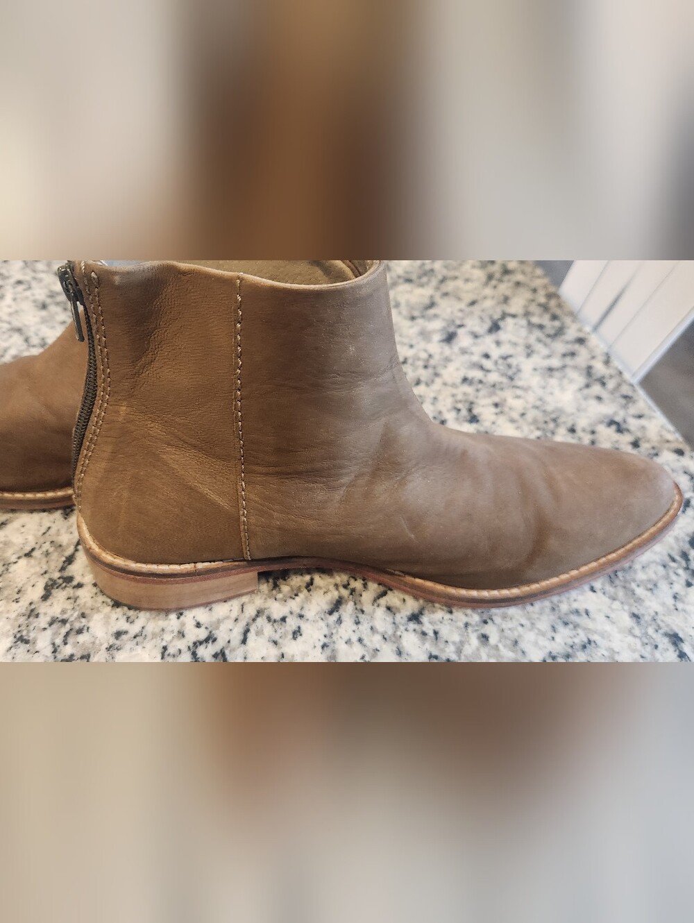 Free People Women's Tan Leather Boots - Picture 8 of 12